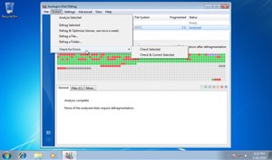 Chống phân mảnh ổ đĩa nhanh chóng trong Windows 7