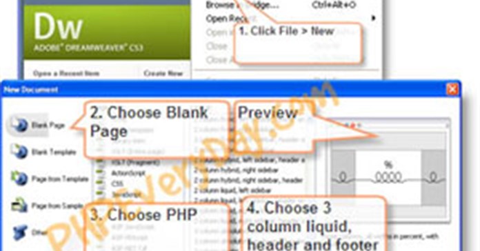 Thiết kế website bằng phần mềm Adobe Dreamweaver CS5 - Phần 3