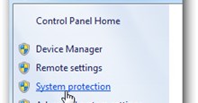 Vô hiệu hóa System Restore trong Windows 7