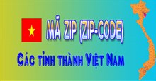 Danh sách mã bưu điện, mã zip, mã bưu chính,  Postal/Zip Code tại Việt Nam