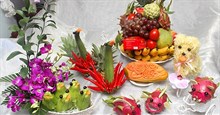 Trang trí mâm ngũ quả Trung thu với 7 cách tạo hình từ quả bưởi