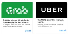 Cách tìm mã giảm giá Uber, Grab cực nhanh và đơn giản