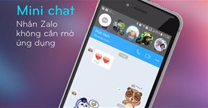 Hướng dẫn mở bong bóng chat Zalo trên điện thoại