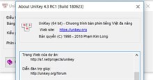 Mời cập nhật Unikey 4.3 RC3 mới: Sửa lỗi gõ tiếng Việt trên Chrome, Edge
