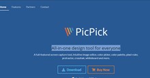PicPick, công cụ chụp ảnh màn hình đa năng, hỗ trợ đo điểm ảnh, chấm màu, tra mã màu...