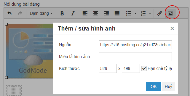 Đăng ảnh lên Quantrimang.com