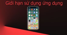 Cách sử dụng tính năng Giới hạn ứng dụng trên iPhone/iPad