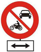 Biển này có hiệu lực đối với xe mô tô hai, ba bánh không?