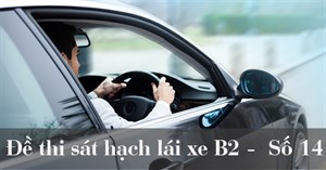 Thi thử bằng lái xe B2 đề 14