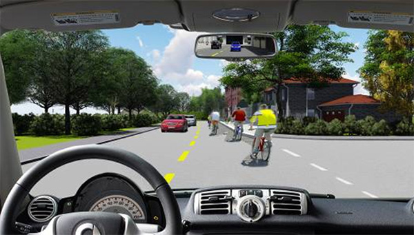 Câu 18: Bạn xử lý như thế nào khi lái xe ô tô vượt qua đoàn người đi xe đạp có tổ chức?