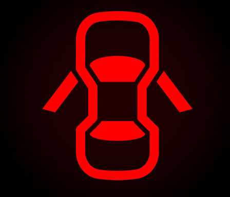 Câu hỏi 15: Khi động cơ ô tô đã khởi động, bảng đồng hồ xuất hiện ký hiệu như hình vẽ dưới đây, báo hiệu tình trạng như thế nào của xe ôt ô?