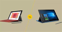 So sánh Microsoft Surface 3 và Surface Pro 3