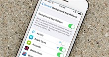 Cách tắt làm mới ứng dụng nền iPhone
