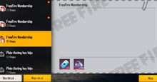 Cách nhận quà Free Fire Membership
