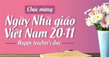 Lời chúc 20/11 tặng mẹ mừng ngày Nhà giáo Việt Nam
