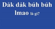 Dảk, bủh, lmao là gì?