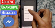 Cách ẩn cuộc trò chuyện Messenger bằng điện thoại