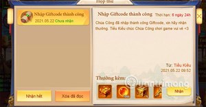 Code Danh Tướng 3Q, nhập code DT3Q 23/05/2026
