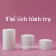 Công thức tính thể tích khối trụ và ví dụ minh họa