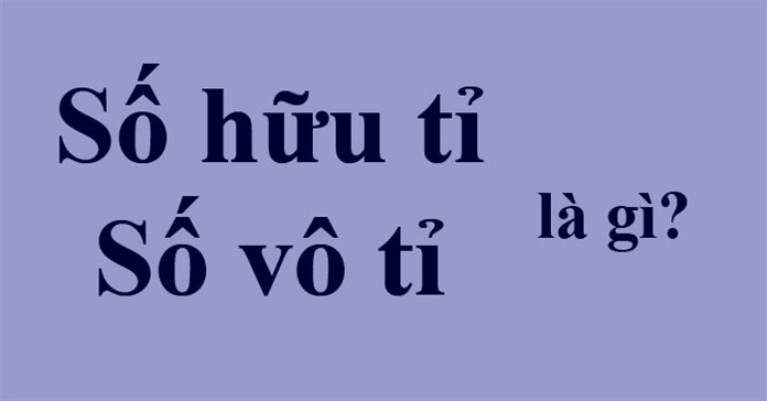 Số hữu tỉ là gì? Số vô tỉ là gì?
