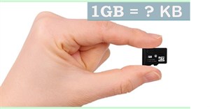 1KB bằng bao nhiêu MB, GB, byte, bit?