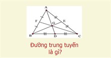 Đường trung tuyến là gì?