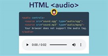 Thẻ audio trong HTML