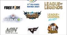 Các môn eSport tại SEA Games 31 dùng điện thoại gì?