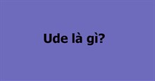 Ude là gì? Ảnh ude là gì?