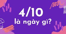 4/10 là ngày gì?