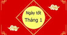 Ngày Hoàng đạo tháng 1 năm 2024, ngày tốt tháng 1 năm 2024
