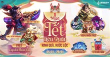 Chuỗi sự kiện Mùng 1 Tết Liên Quân - Nhận loạt trang phục bậc S miễn phí