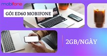 Cách đăng ký ED60 Mobifone nhận 60GB/tháng