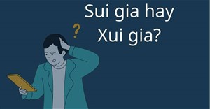 Sui gia hay Xui gia là đúng chính tả?