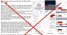 ‘Nghe điện 5 giây mất 30 triệu đồng' chỉ là tin giả