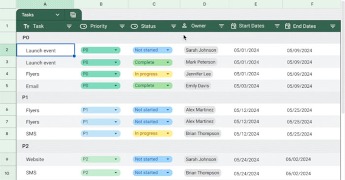 Cách chuyển nội dung thành bảng Google Sheets trong nháy mắt
