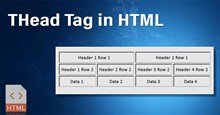 Thẻ HTML <thead>