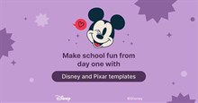 Mẫu slide học tập chủ đề Disney và Pixar thú vị trên Slidesgo