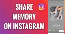 Cách xem kỷ niệm Story trên Instagram