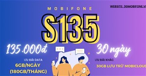 S135 Mobifone: Đăng ký gói S135 Mobifone, hủy gói cước