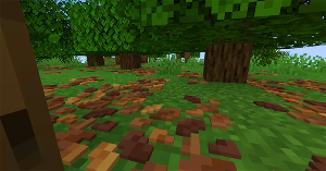 Lá Rụng trong Minecraft và công dụng của nó