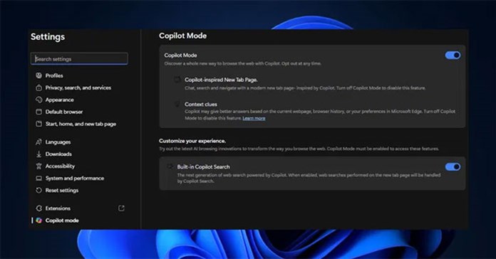 Cách tắt Copilot trên Microsoft Edge Windows 11