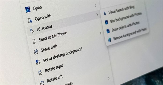 Cách bật và tắt AI Actions trong Windows 11
