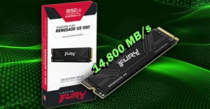 Kingston Fury ra mắt SSD Renegade G5 8TB: tốc độ 14.800 MB/s, chuẩn PCIe 5.0 siêu nhanh