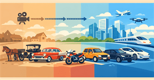 Hướng dẫn tạo video AI "Sự tiến hóa của các dòng xe" cực chất