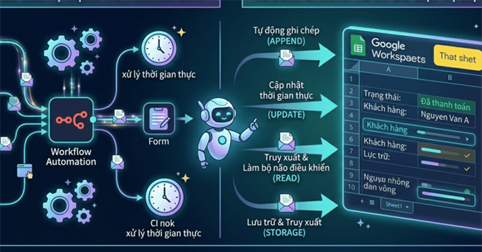 Hướng dẫn tích hợp Google Sheets vào n8n