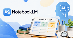 Prompt tạo bài tập và phiếu bài tập trên NotebookLM