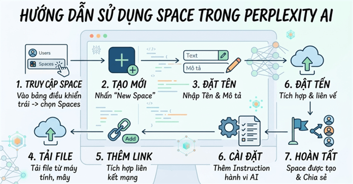 Hướng dẫn sử dụng tính năng Space trong Perplexity AI