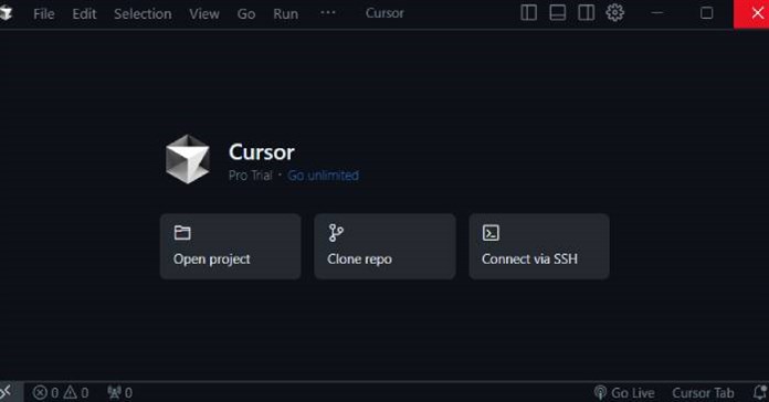 Giao diện và thiết lập Cursor AI