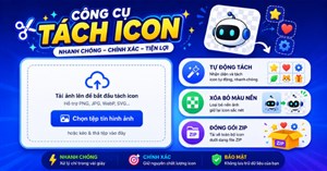 Tách icon từ ảnh: Tự động cắt, xóa nền, đóng gói ZIP chỉ trong vài cú click